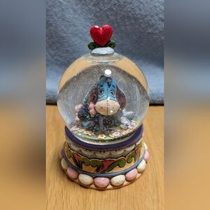 Disney Traditions Jim Shore Eeyore "Gloom To Bloom" Snowglobe